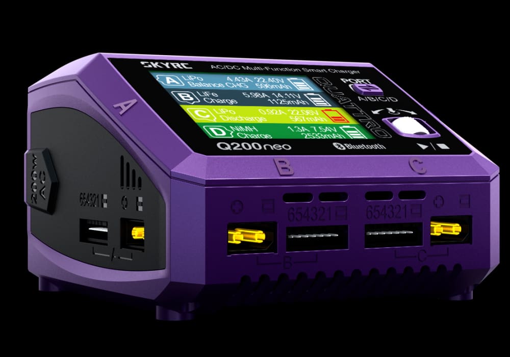 SkyRC D200 Neo 200W AC/DC Dual Channel Battery Charger - Flying Tech