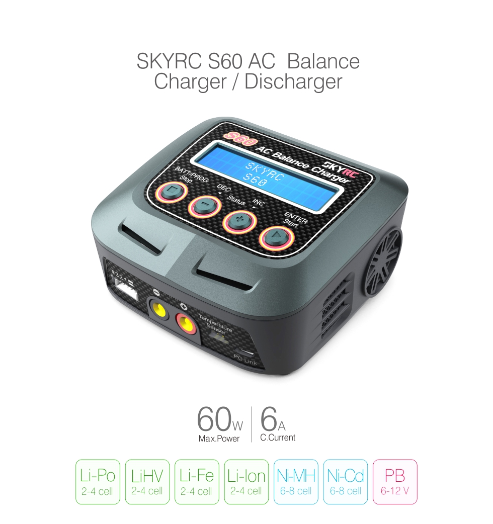 SKYRC S60 Battery Charger / Discharger